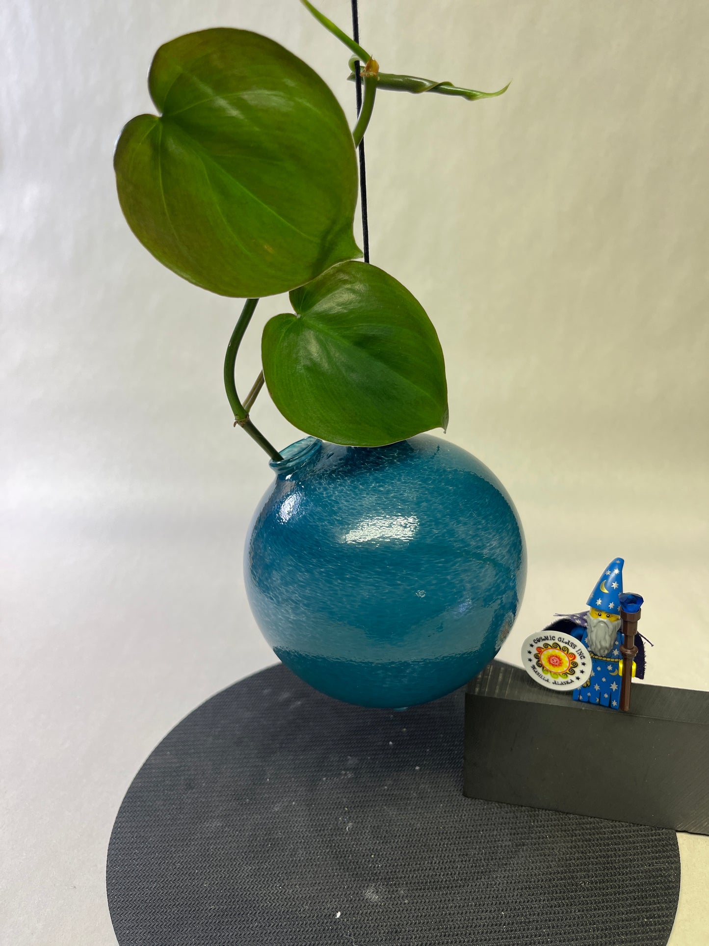Opaque Blue Rooter ball