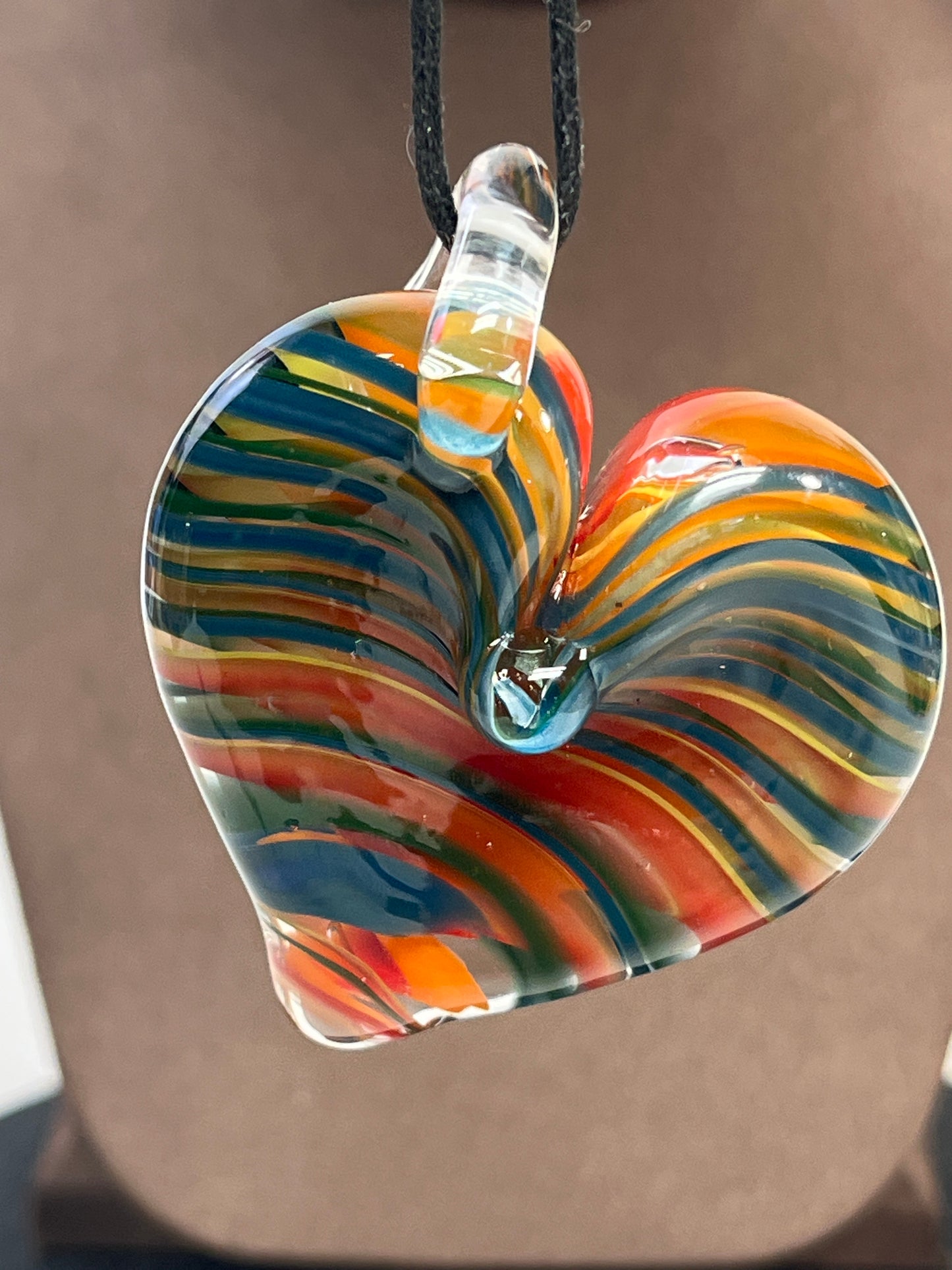 Rainbow Heart Pendant