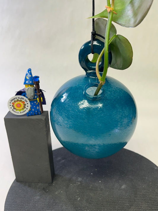 Opaque Blue Rooter ball