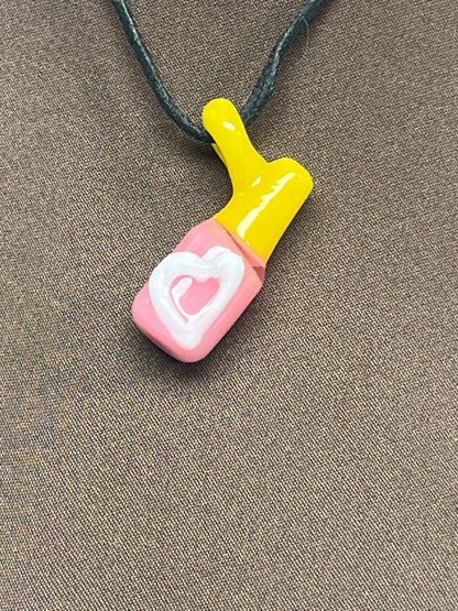 Nail polish pendant