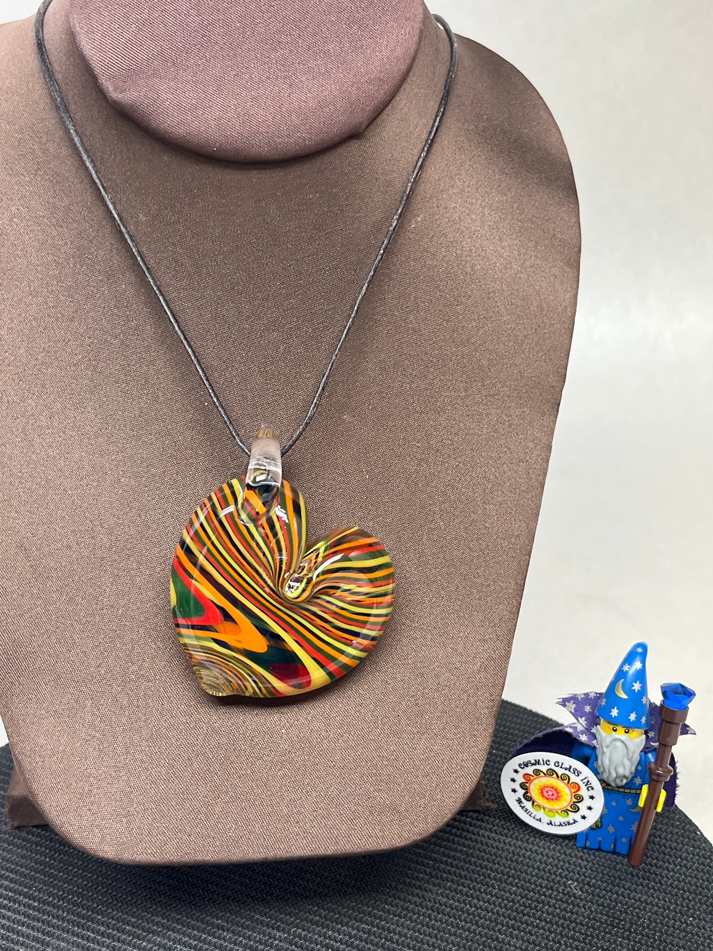 Rainbow Heart Pendant
