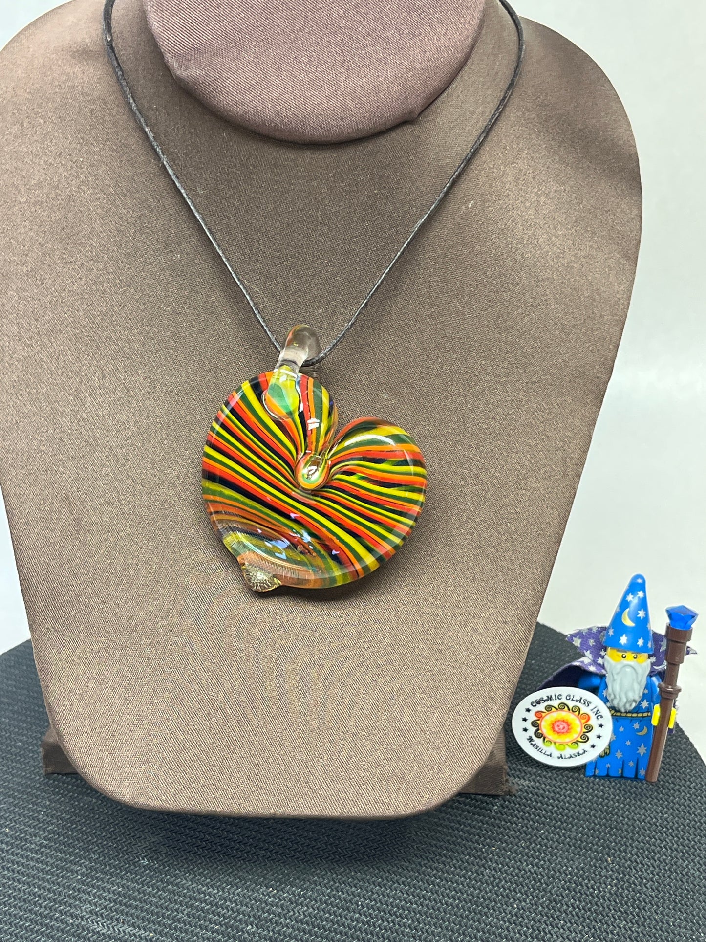 Rainbow Heart Pendant
