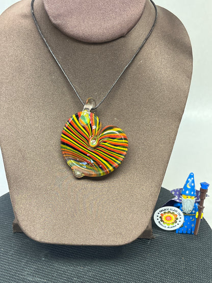 Rainbow Heart Pendant