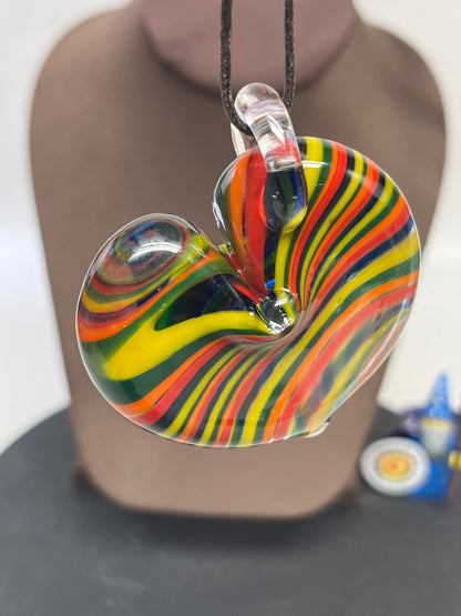 Rainbow Heart Pendant