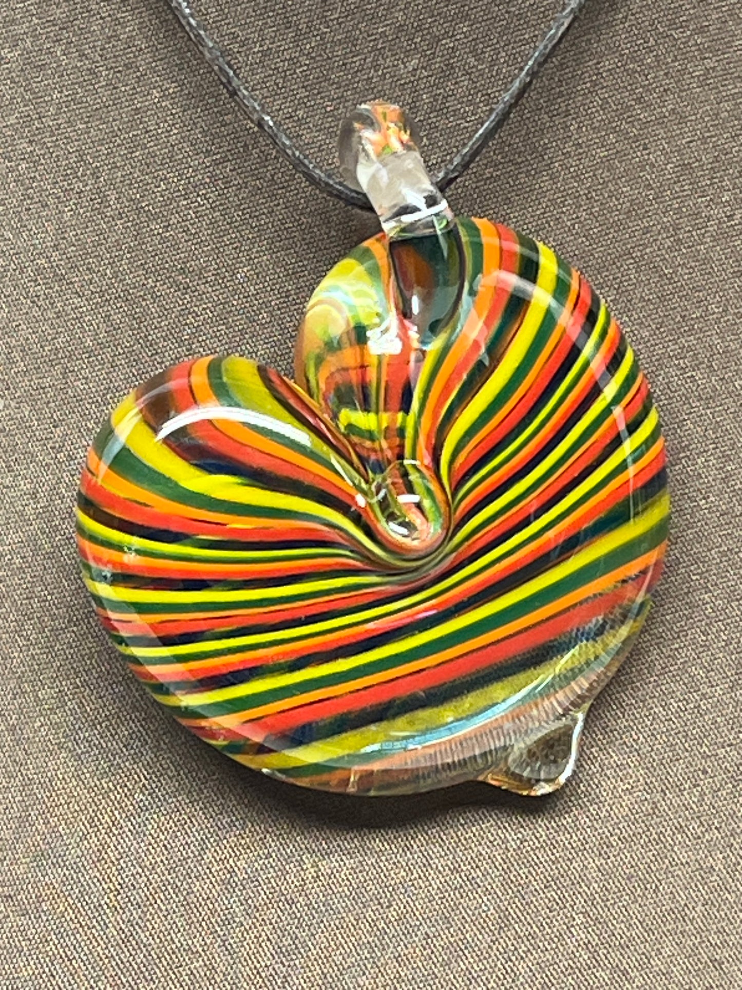 Rainbow Heart Pendant