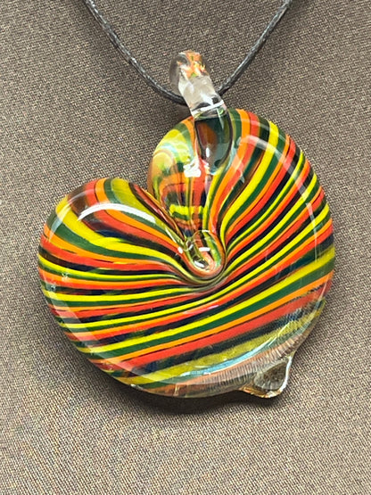 Rainbow Heart Pendant