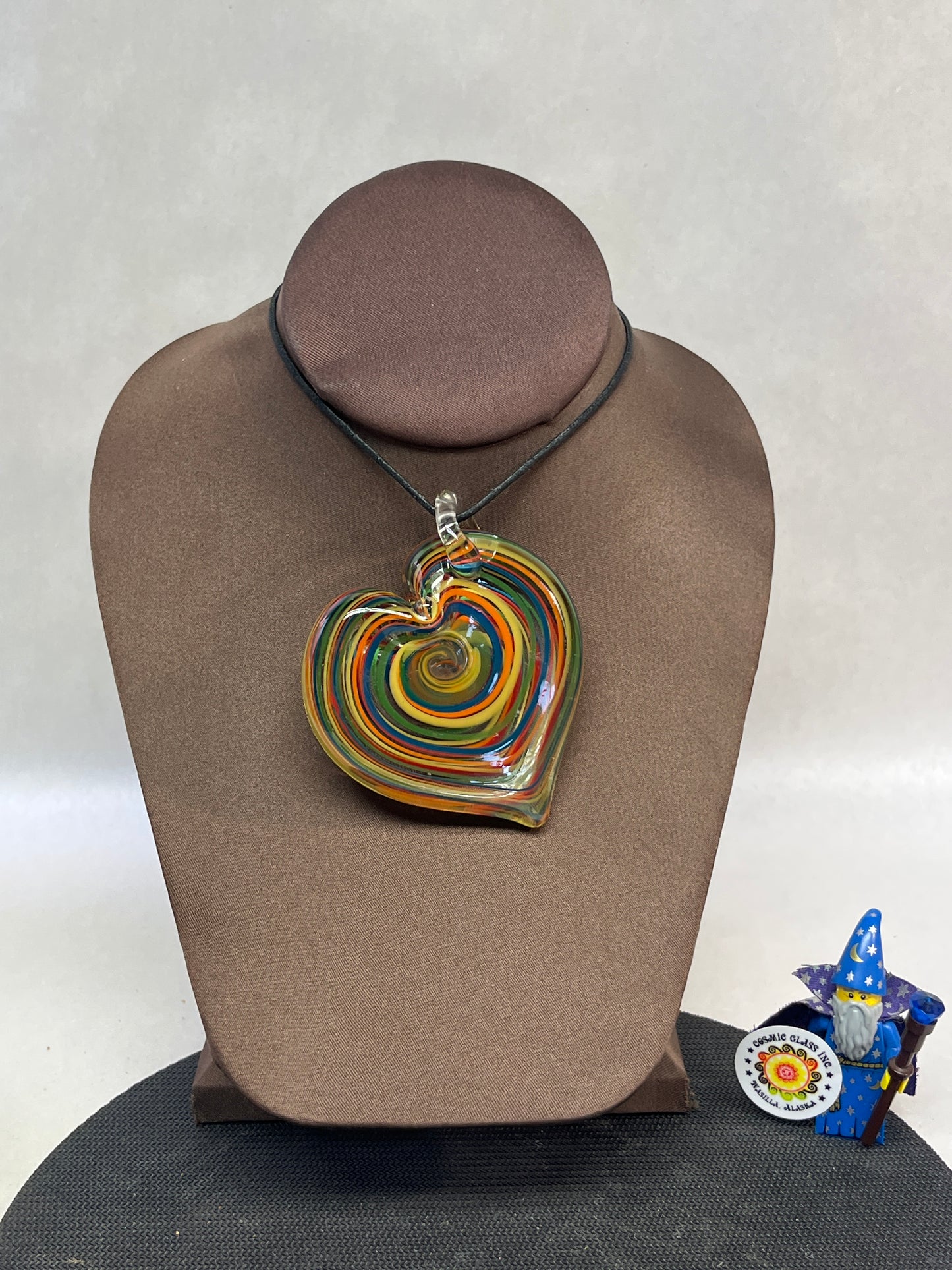 Rainbow Heart Pendant