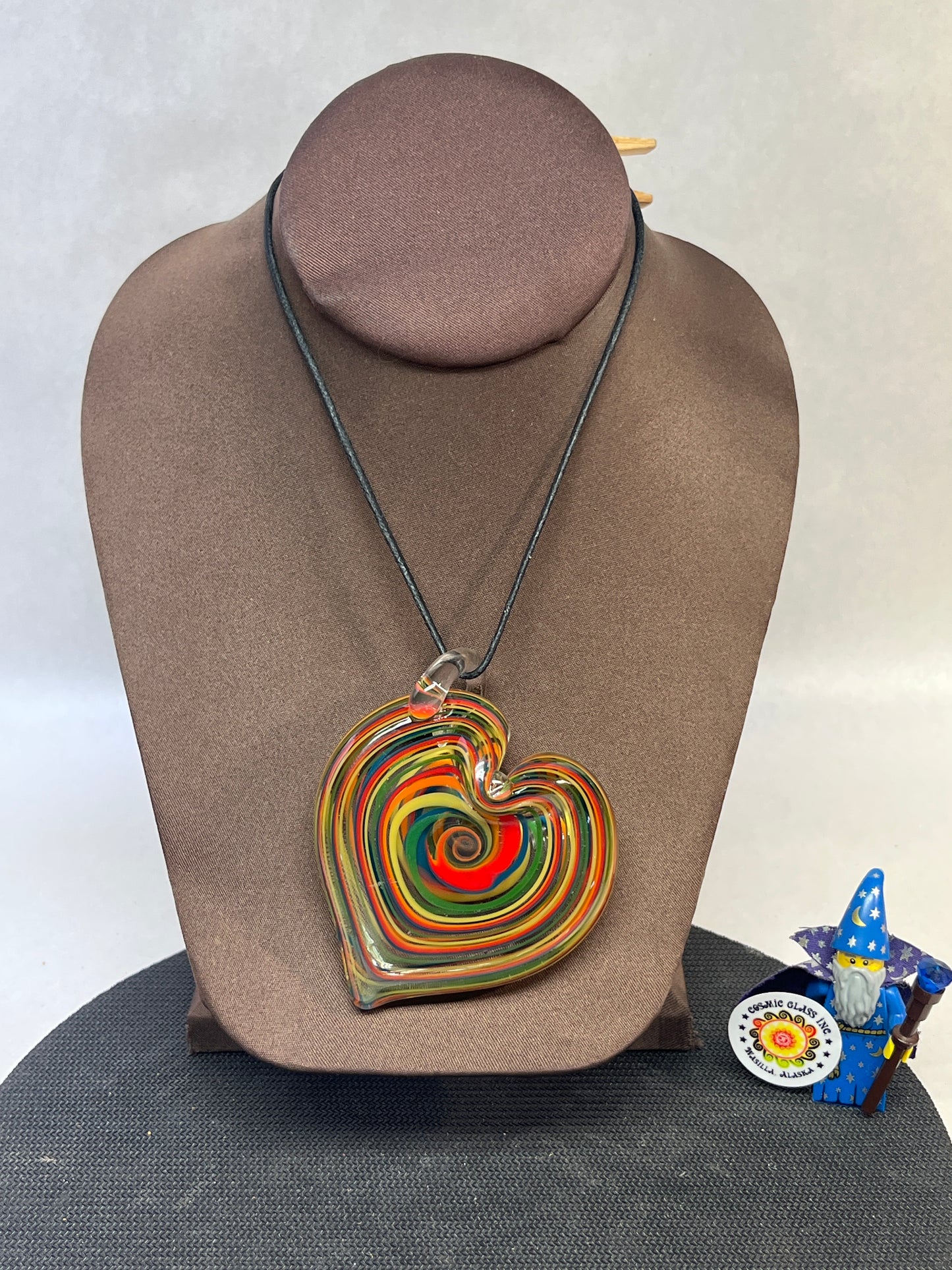 Rainbow Heart Pendant