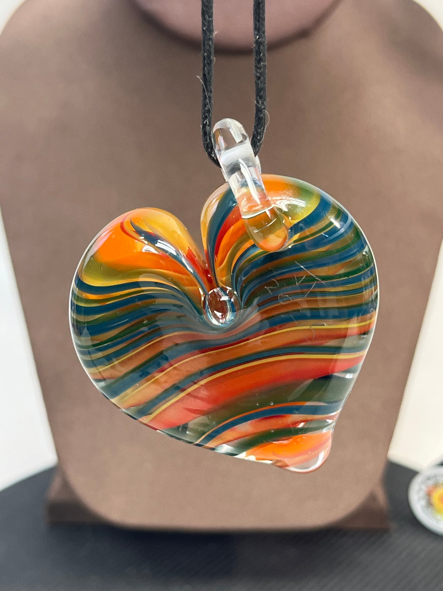 Rainbow Heart Pendant