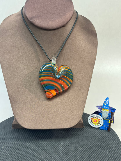 Rainbow Heart Pendant