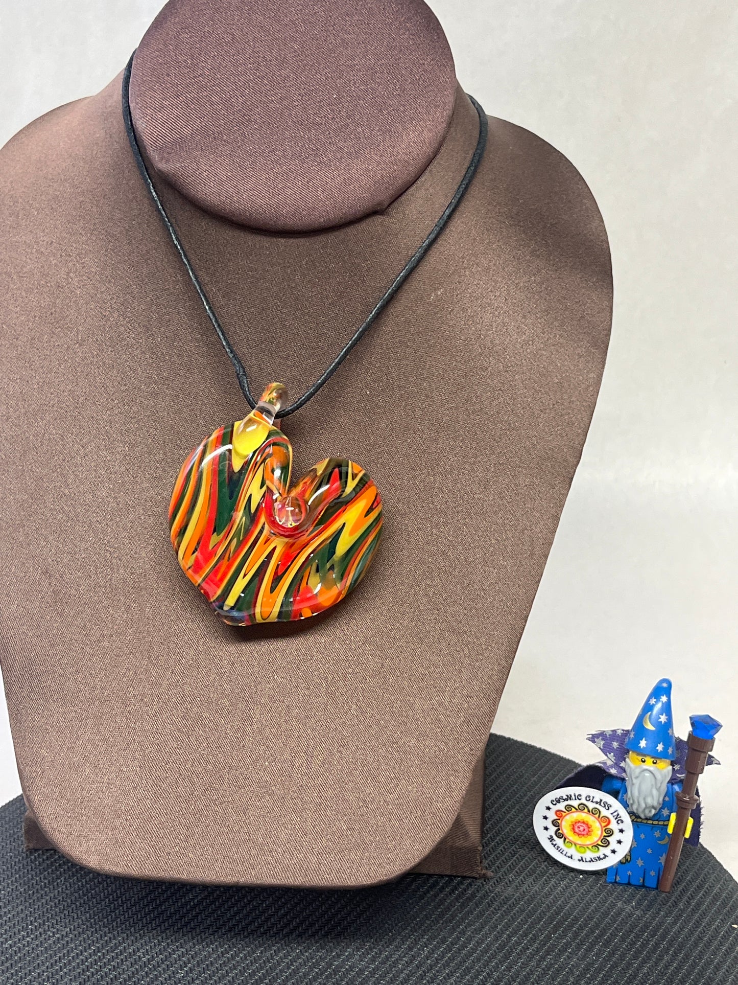 Rainbow Heart Pendant