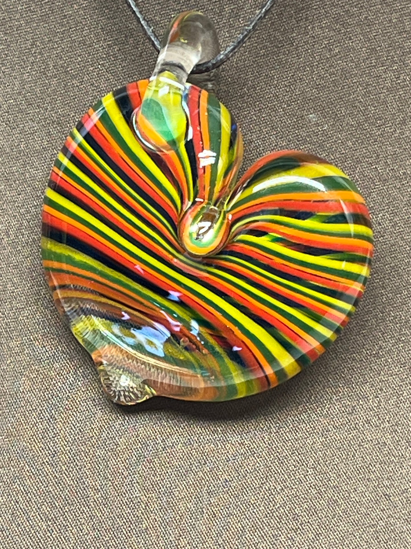 Rainbow Heart Pendant