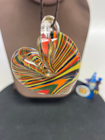 Rainbow Heart Pendant