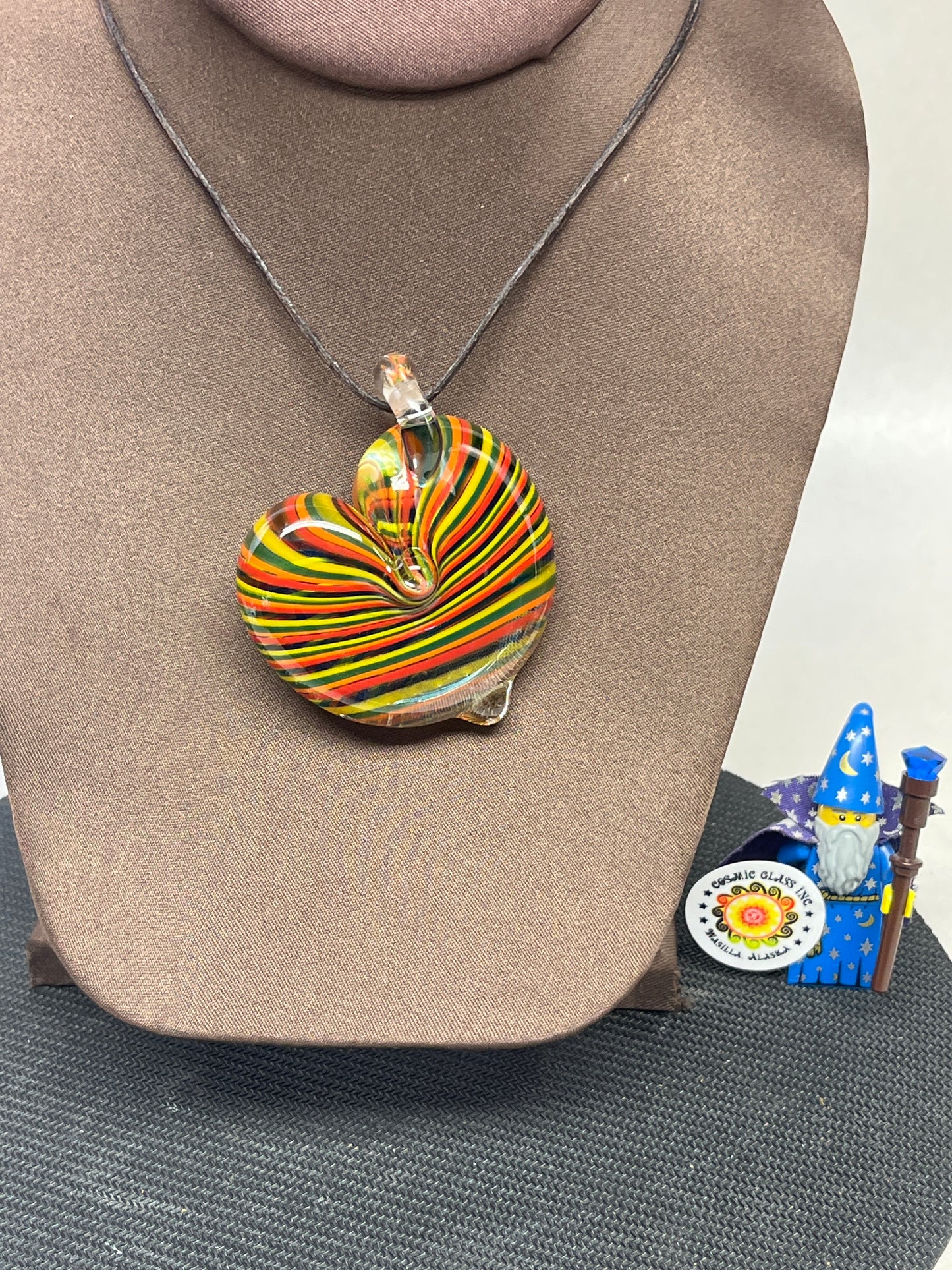 Rainbow Heart Pendant
