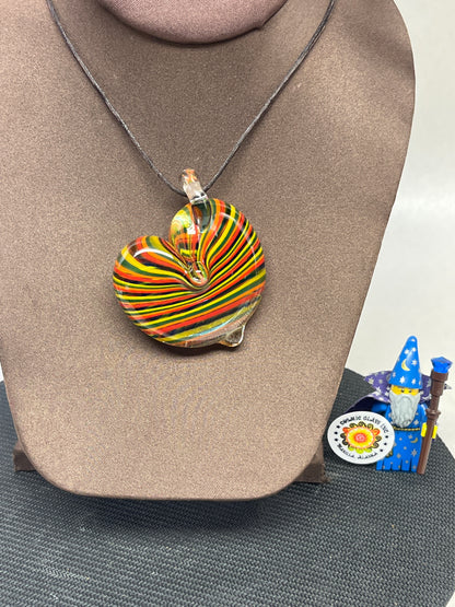 Rainbow Heart Pendant