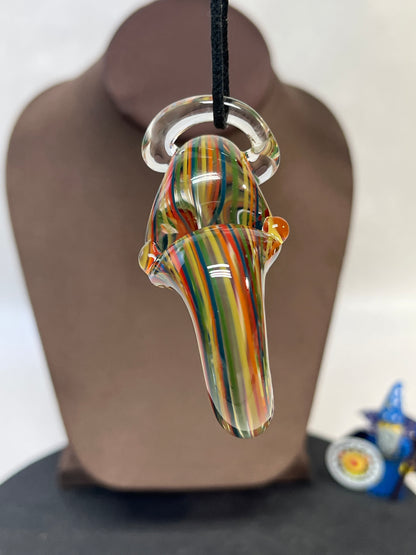 Rainbow Heart Pendant