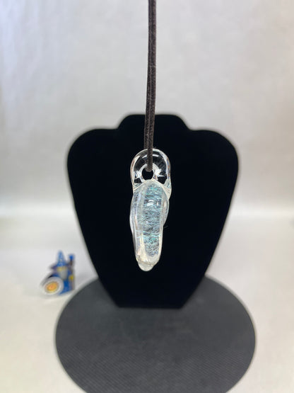 Dichroic Galaxy Heart Pendant