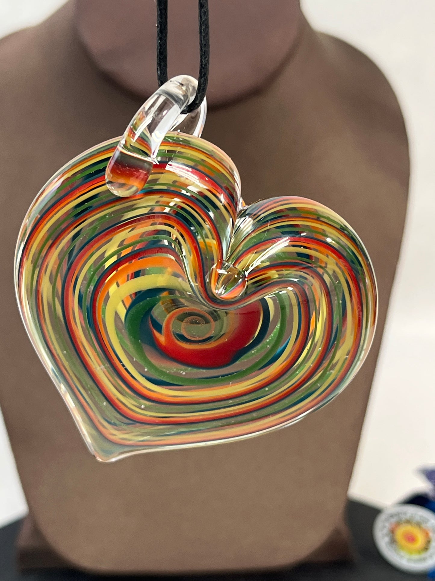 Rainbow Heart Pendant