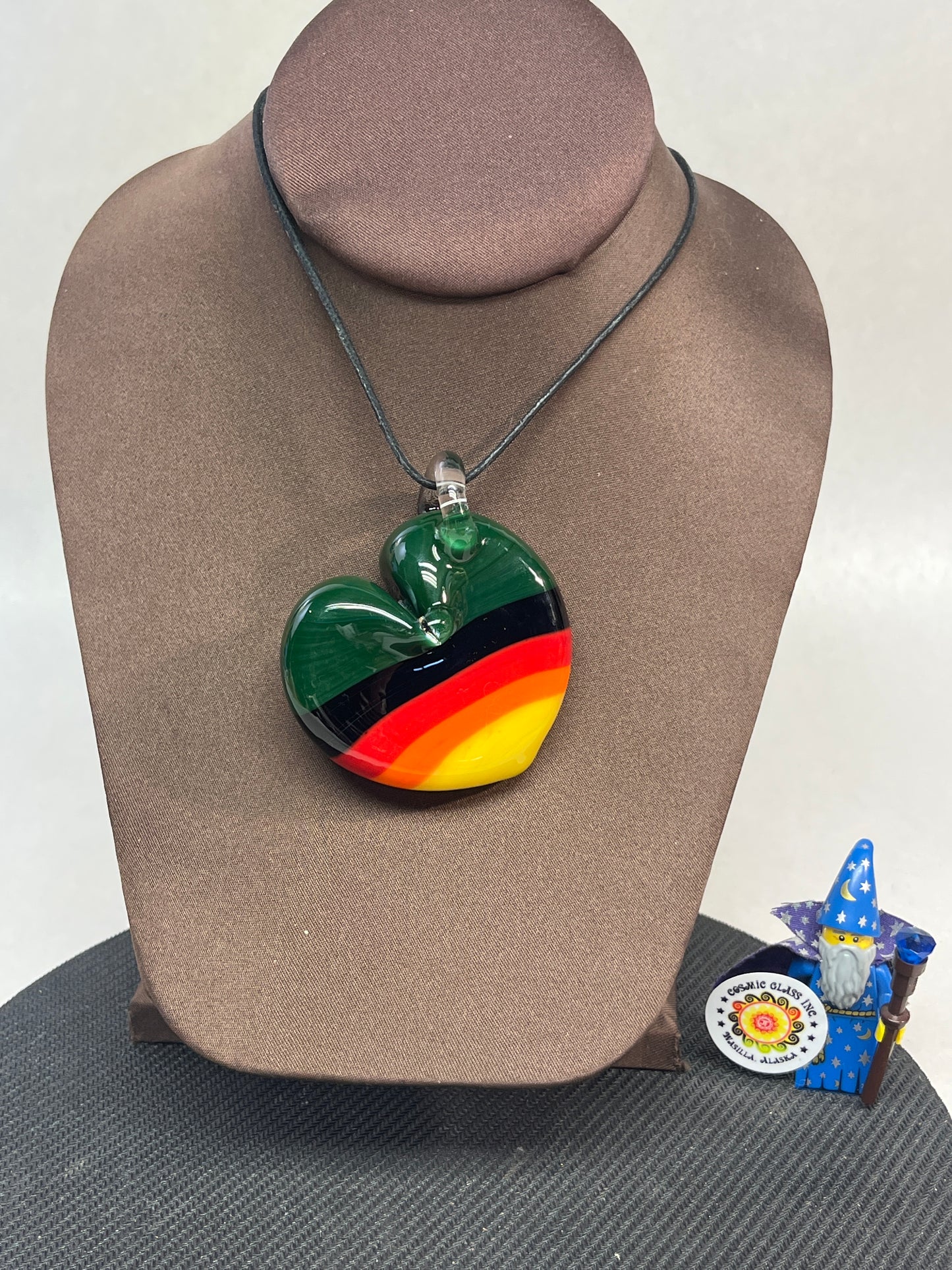 Rainbow Heart Pendant