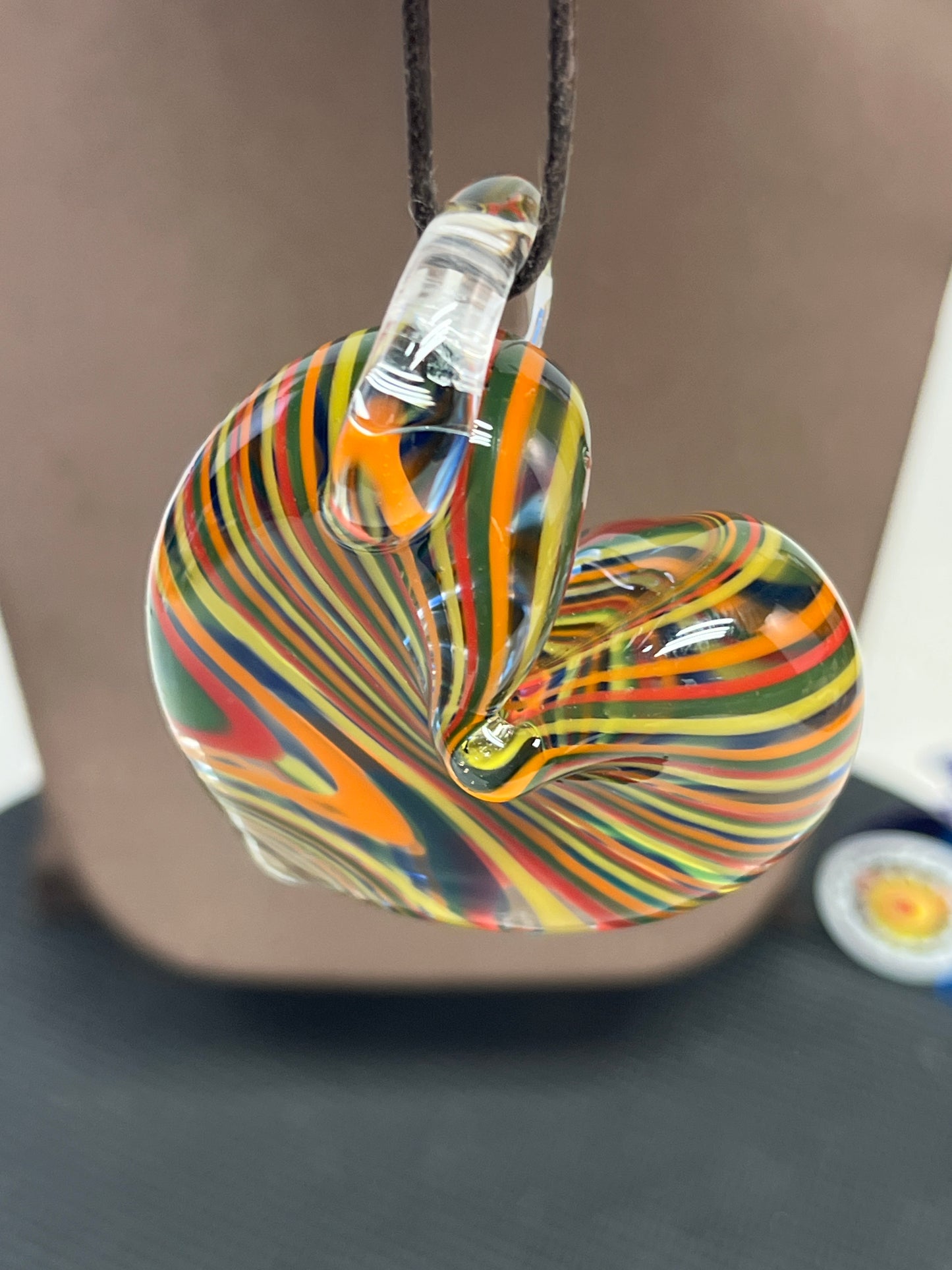 Rainbow Heart Pendant