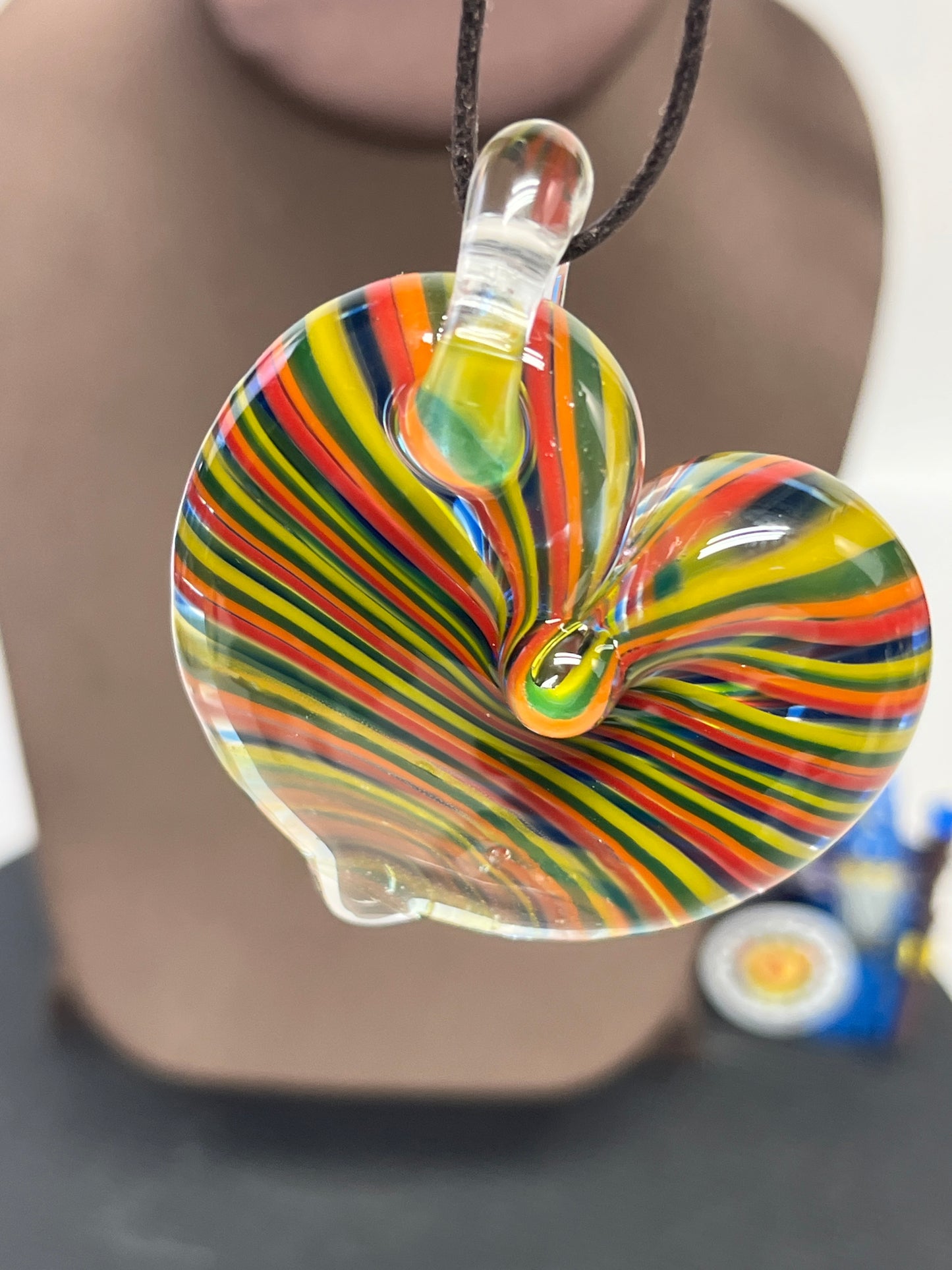 Rainbow Heart Pendant