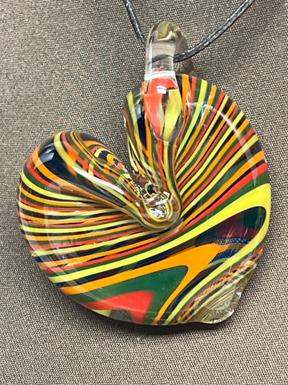 Rainbow Heart Pendant