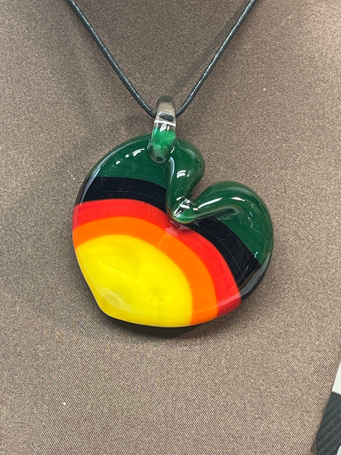 Rainbow Heart Pendant