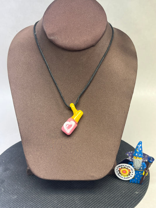 Nail polish pendant