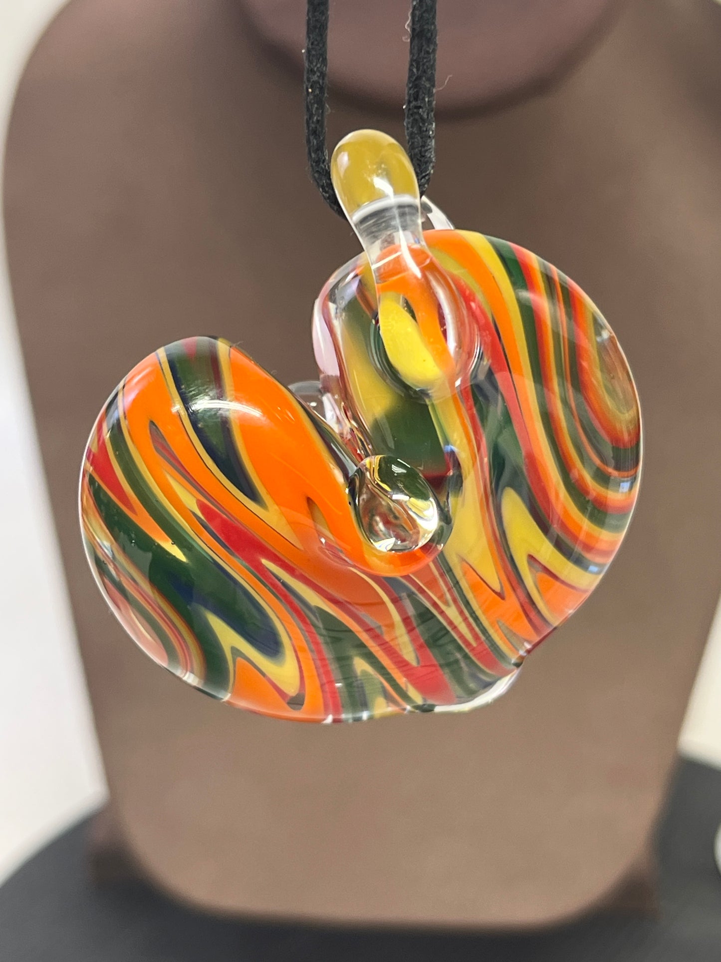 Rainbow Heart Pendant