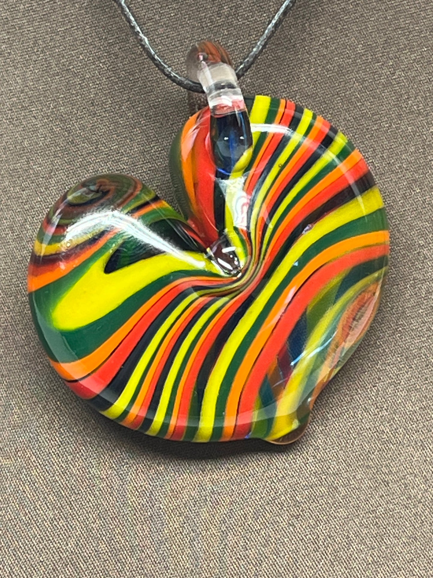 Rainbow Heart Pendant