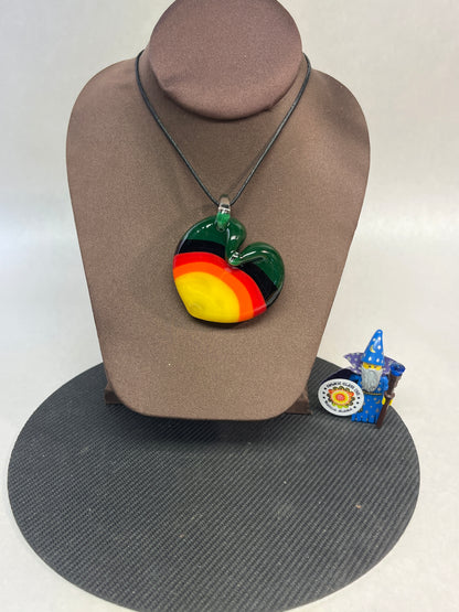 Rainbow Heart Pendant
