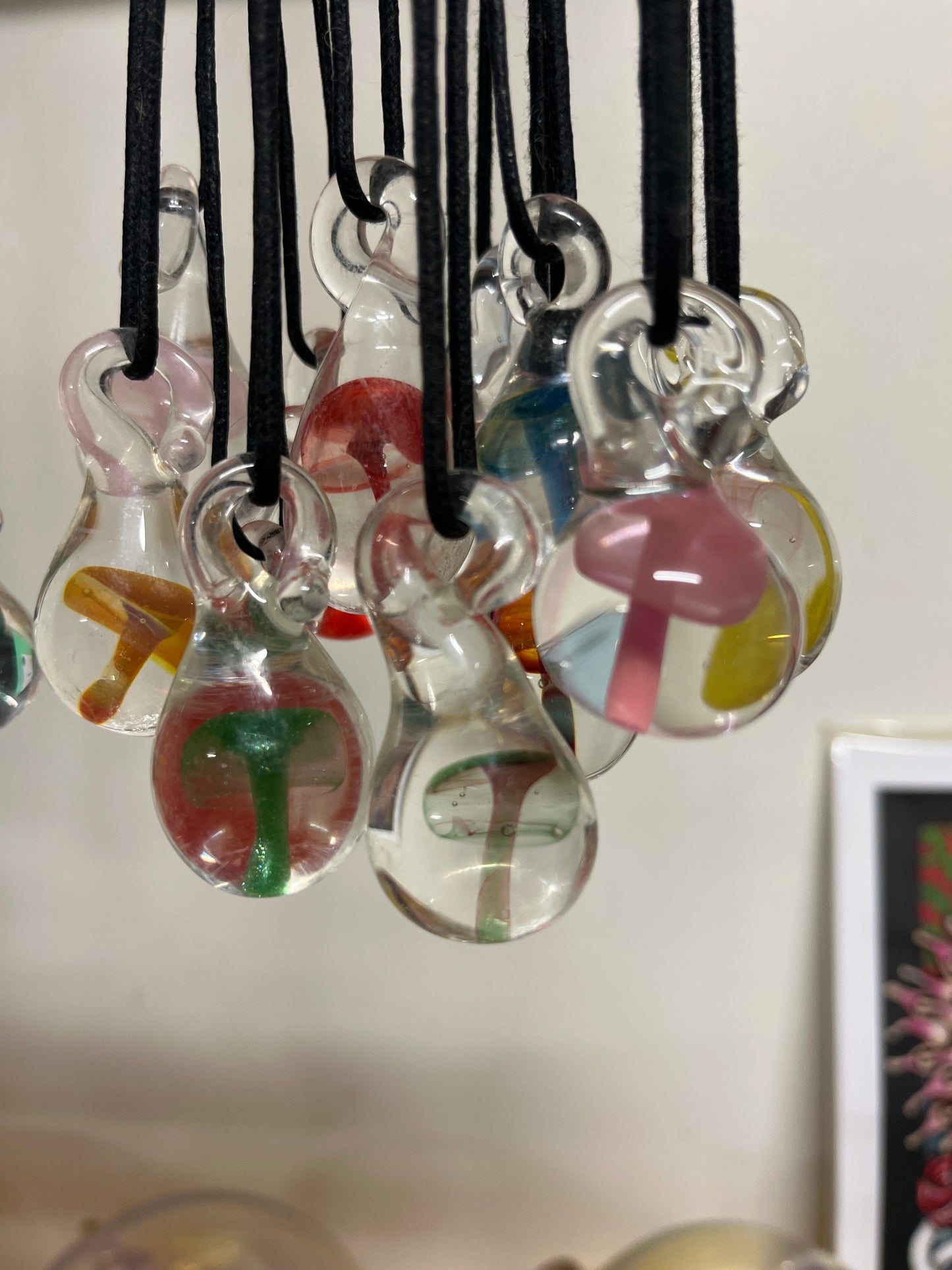 Mushroom Pendant Made Live