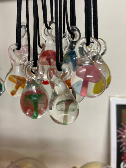 Mushroom Pendant Made Live