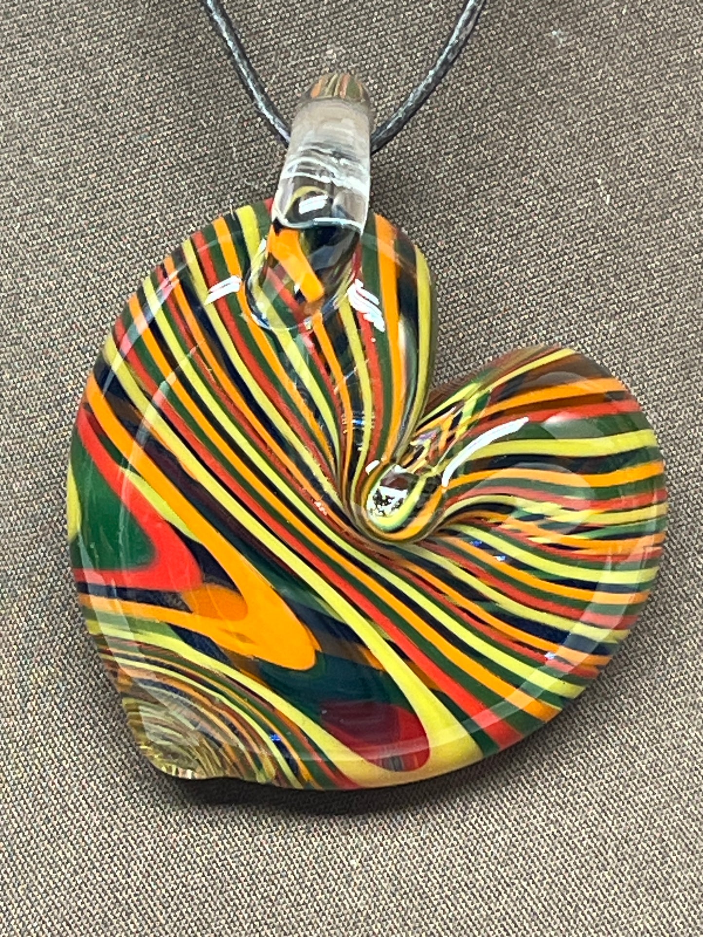 Rainbow Heart Pendant